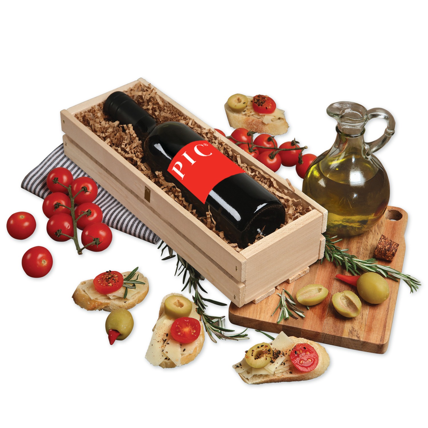Extra Virgin Olive Oil Crate | Maple Ridge Farms #CRT3050-PIC